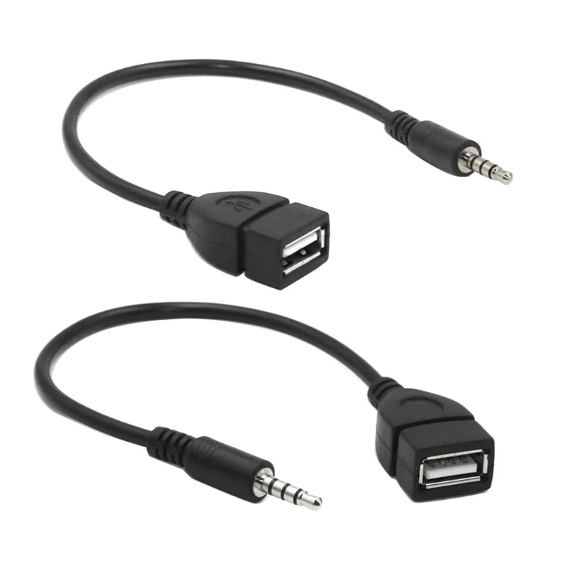 

USB to 3.5mm Adapter for Headphone /Speaker Black