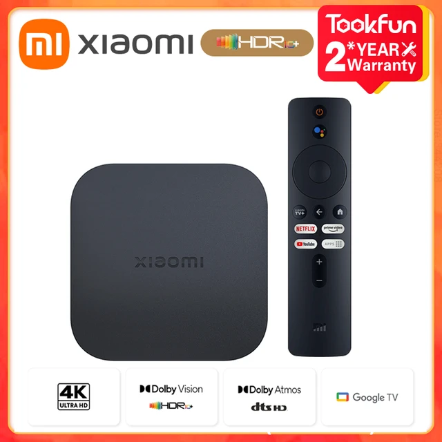 Xiaomi Mi Box S 4K HDR Streaming Media Player with Remote Control Google &  Voice Assistant 
