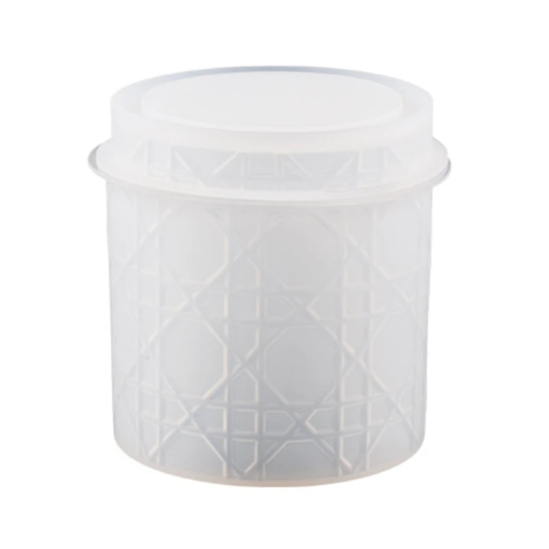

Round Resin Epoxy Casting Mold Embossed Home Desktop Decoration Craft Making