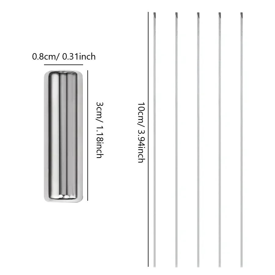 Magnetic Nail Art Tool Set Iron Wire Precision Heart & Ingot Design Magnet Stick For Cat Eye Polish Effects magnetic nail art tools cat eye nail tool magnetic nail tools magnetic nail pen