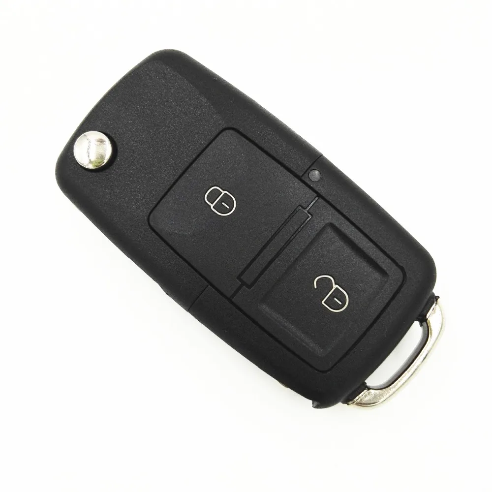 

2 Button Folding Car Remote Key Shell Case Fob For Volkswagen Vw MK4 Seat Altea Alhambra Ibiza Jetta Golf 4 6 Passat Beetle Polo