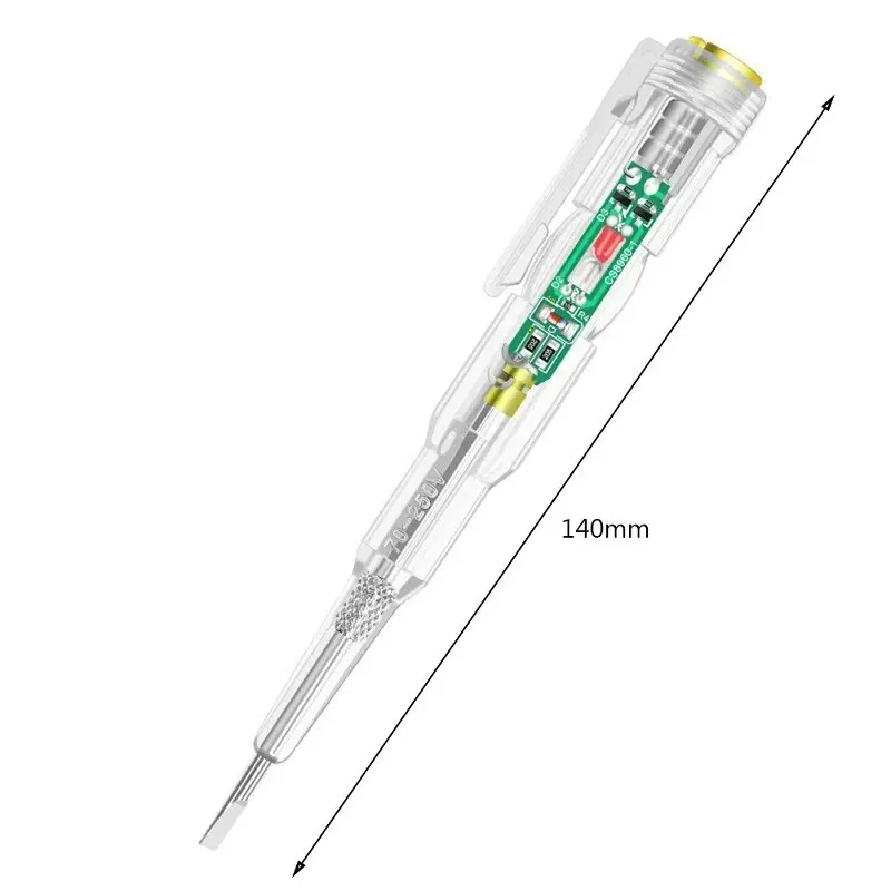 Electric Tester Pen Double Light Sensor Beep Alarm Broken Zero Fire Wire Detection