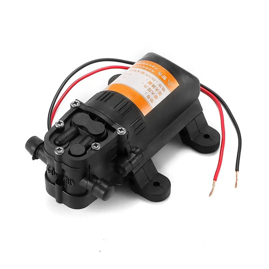 

DC 12V Water Pump 35W High Pressure Self Priming 3.5L/Min Diaphragm Pumps Electric Sprayer for Marine Camper Boat