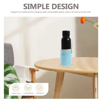 Baby Feeding Bottle Heater Cover Portable Durable Material Suitable for All Baby Bottles Daily USB Bottle Warmer Travel Milk