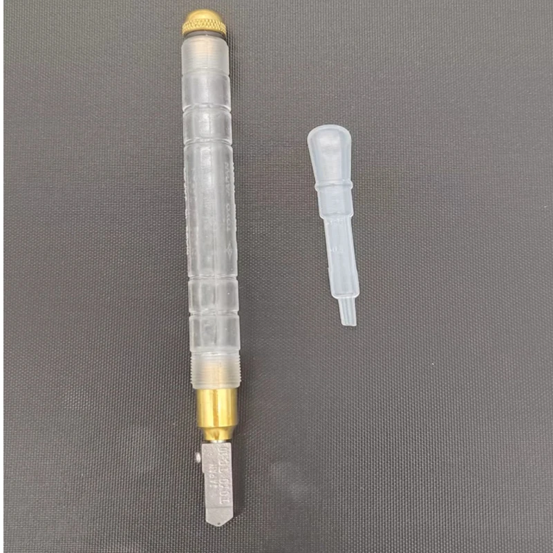 Replacement Cutter Head for Glass Bottles High Strength Glass Cutter with Narrow Tip and Metal Handle Diamond Glass Cutter TC-10 6