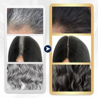 Teinture capillaire à bulles naturelles, Nature domestique sans Stimulation, shampoing couvrant les cheveux blancs, facile à laver, facile à laver, facile à noir 6