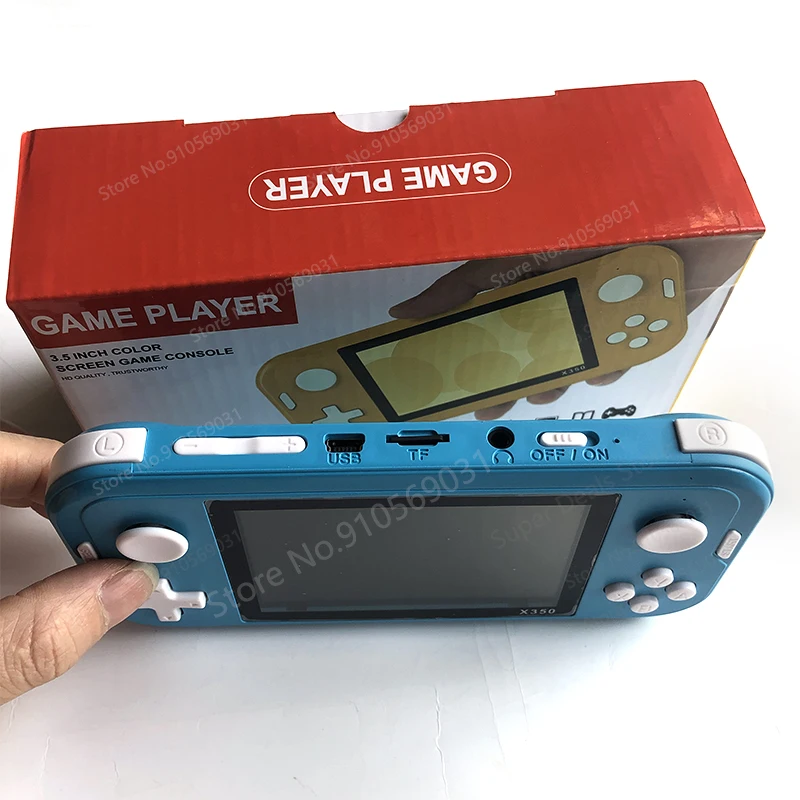 X350 handheld game console 3.5 Polegada ips tela 8gb embutido 5000