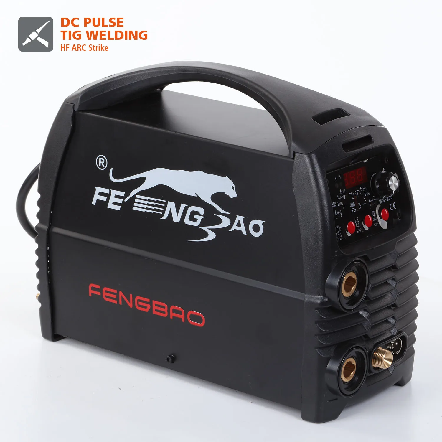Decapower DC single phase TIG Pulse 3 in 1 200AMP TIG Welder 220V for stainless steel 4