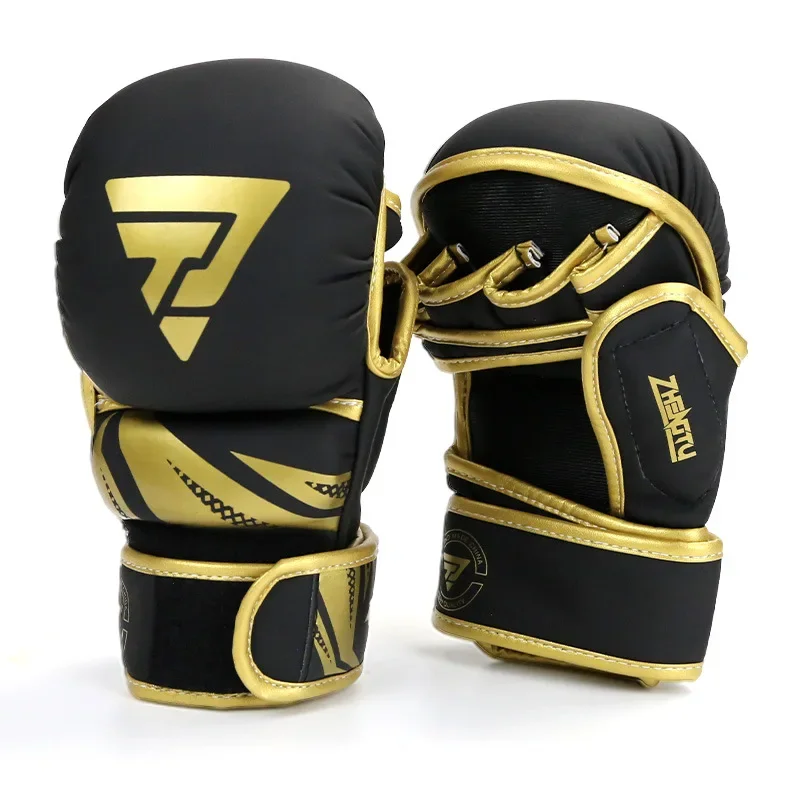 Professional MMA Boxing Gloves PU Leather MMA Fighting Martial Arts Boxing Gloves Karate Muay Thai Training Men's