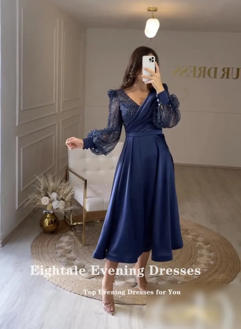 abendkleid blau