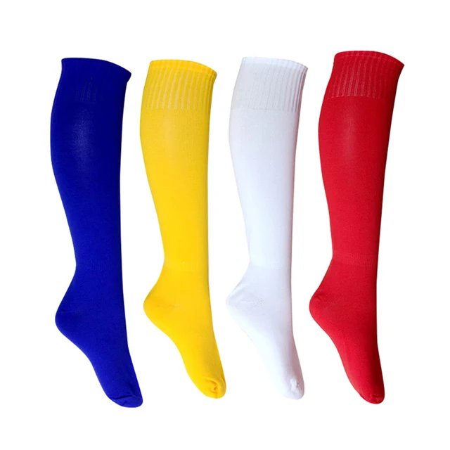 1 Pair Outdoor Sports Soccer Socks Men Women Rugby Breathable Football Socks Knee Volleyball Baseball Hockey Adult Long Socks 4