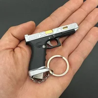1: 3 Detachable Alloy + Nylon Tti G34 Keychain Gun Toy Model (can Not Shoot) 2024 Christmas boys gifts,, pendants gifts 2