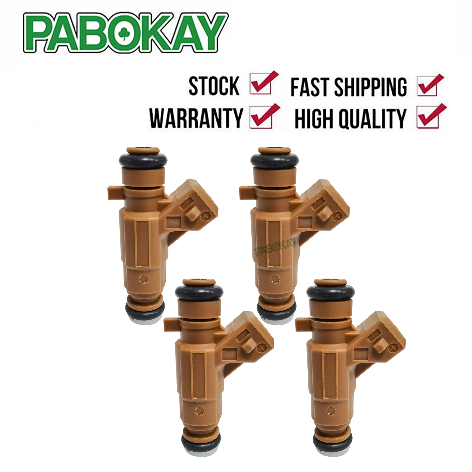 

4 PIECES X Flow Matched Fuel Injector for Saab 9-3 9-5 2.0L 2.3L 0280156023 55557323 9181322