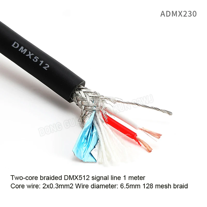 1–30 m langes, symmetrisches, doppelt abgeschirmtes Hi-Fi-XLR-Audiokabel für Mikrofon/Gitarre/Mixer/DIY-Lautsprecher/elektronische Orgel – AME/AMC230-Serie – Detail 28