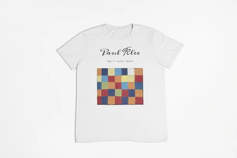 Paul Klee Qu1 Color Chart T Shirt Expressionism Cubism Modern Art Surreality Der Blaue Reiter Bauhaus Style 100 Cotone