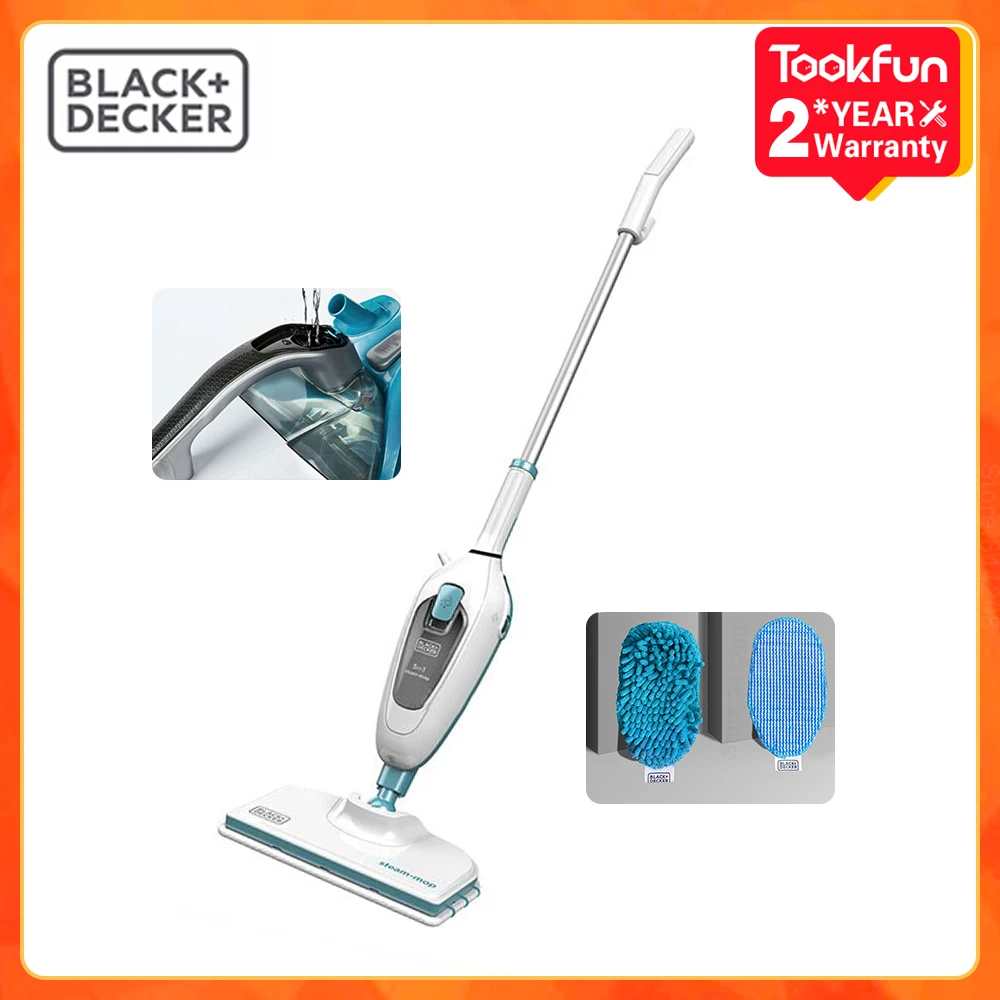 

2024 BLACK+DECKER Multi-functional High-Temperature 4D Steam Cleaners Machine Mop 1600W Handheld Steam Sterilization Machine