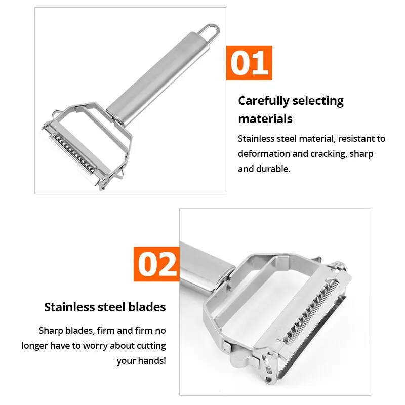 Vegetable Chopper 1PCS Stainless Vegetables Tool Portable Manual Easy Clean With Handle Multi Purpose Home Kitchen Article