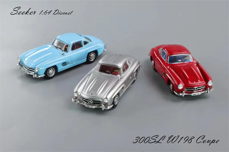 Seeker-die-キャストカーモデルコレクション、ミニチュアクーペ、300sl 