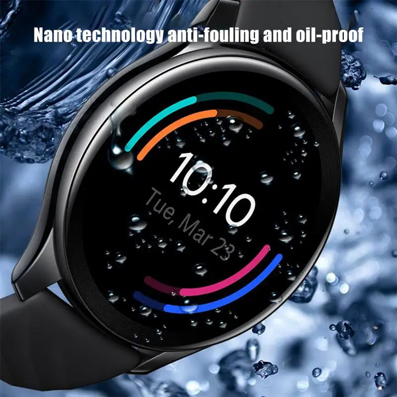 Premium Full Coverage 3D Curved HD Clear Soft Protective Film for Smartwatches (Not Glass)