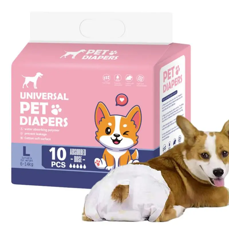 

Подгузники для домашних питомцев, штаны для домашних животных, подгузник, супер впитывающий инструмент для чистки домашних питомцев для средних и больших собак