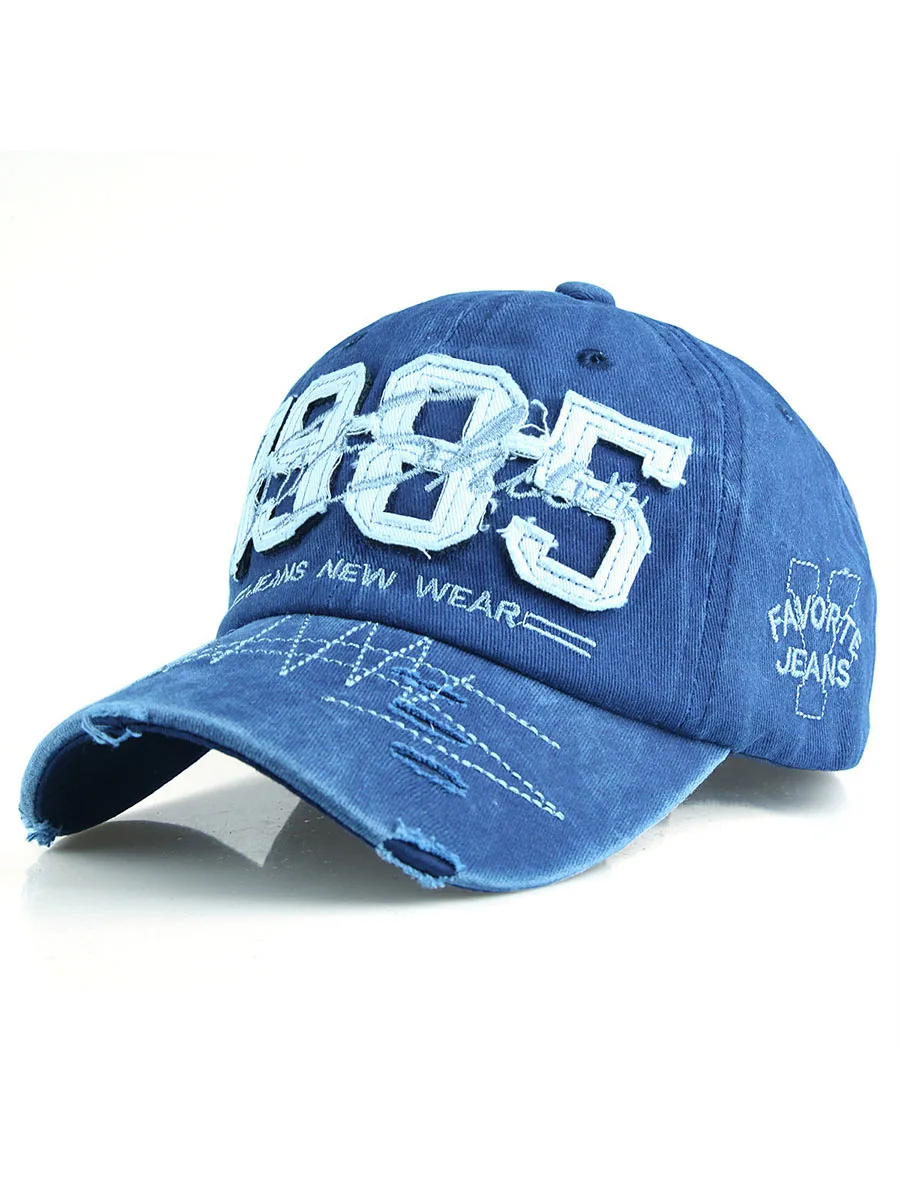 キャップ AAKAM Needlework Symbol Ball Cap HS5D0116 Embroidery Letter Cotton Baseball Cap 1985 Patch Hat for Men