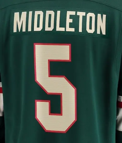 thumbnail image 1 of Jersey de hockey sobre hielo de Minnesota con bordado personalizado para hombres, mujeres y jóvenes, 1 of 5
