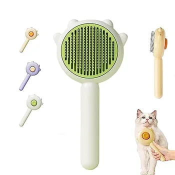 고양이 빗 마사지 애완 동물 매직 빗, 고양이 개 털 제거, 범용 바늘 브러시, 애완 동물 그루밍 청소 용품, 스크래처