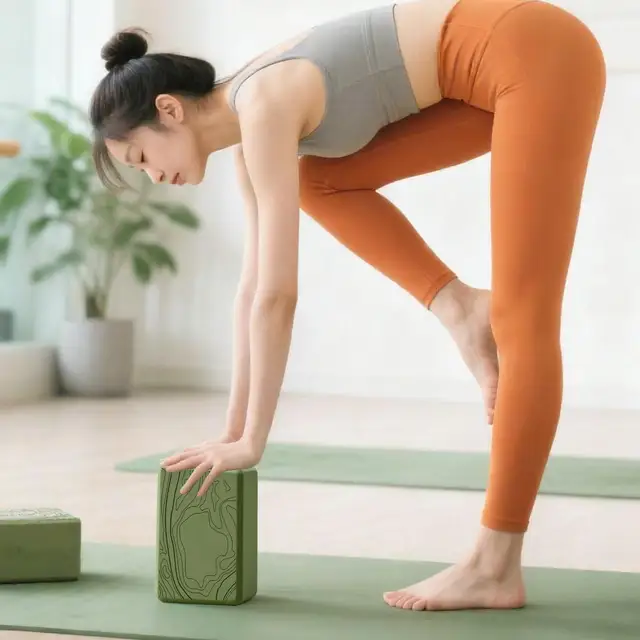 Yoga Brick Non-Slip Balance Equipment Stretching Blocks for Women Men Gym Workout Home Exercise Fitness Dance Meditation