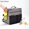Insular Mommy Diaper Bags Mother Large Capacity Travel Nappy Backpacks with Anti-loss Zipper Solid Baby Maternity Nursing Bags 3