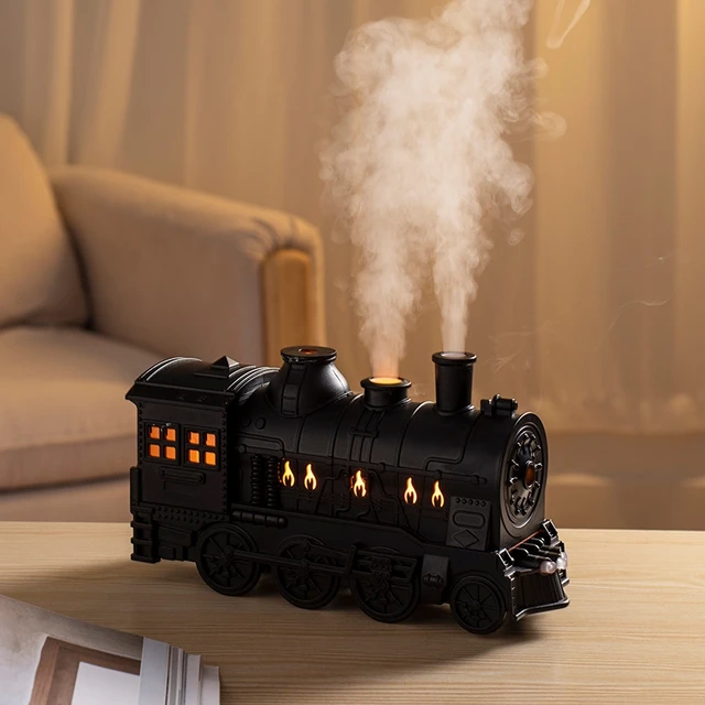 Aroma Diffuser Train Design Essential Oil Humidifier for Children 4