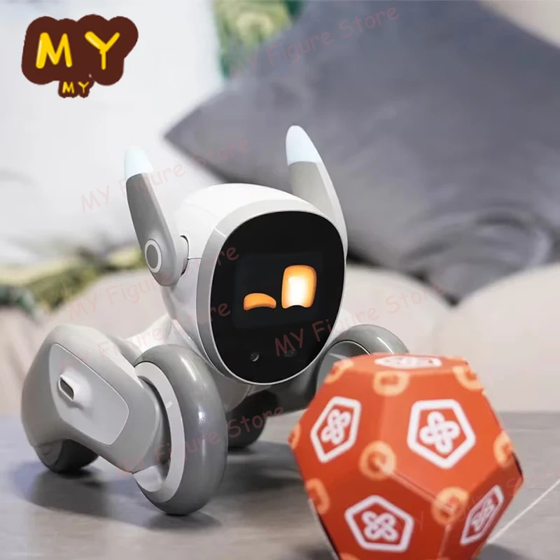 3D Virtual Pet Toy Virtual Pet Toy Electronic Pet Toy Robot Dog Toy Musical Dancing Robot Toy Intelligent Loona Robot Dog Luna Emotional Interaction Virtual Pets Ai Puzzle Electronic Accompany Pet Desktop Robot Companion