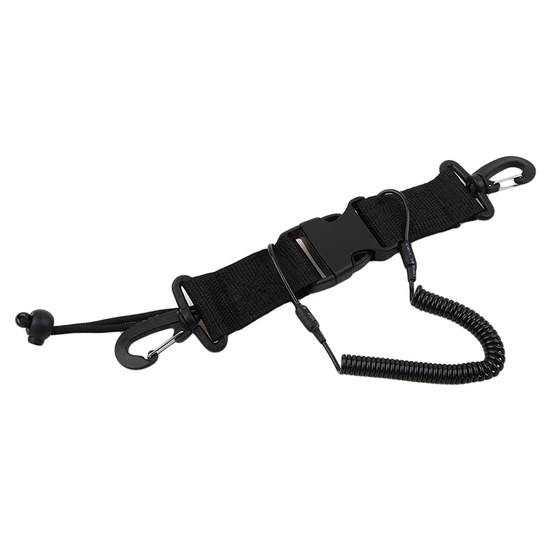 

Scuba Diving Dive Canoe Camera Lanyard With Quick Release Buckle And Clips High Quality Under Kayaking Swimming Sports Accessory