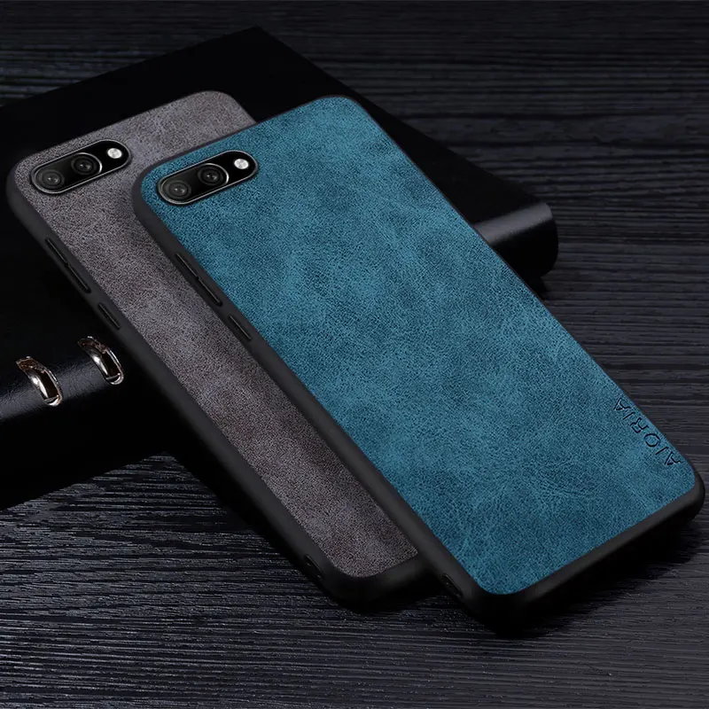 Premium Scratch-Resistant PU Leather Phone Case - Solid Color Cover