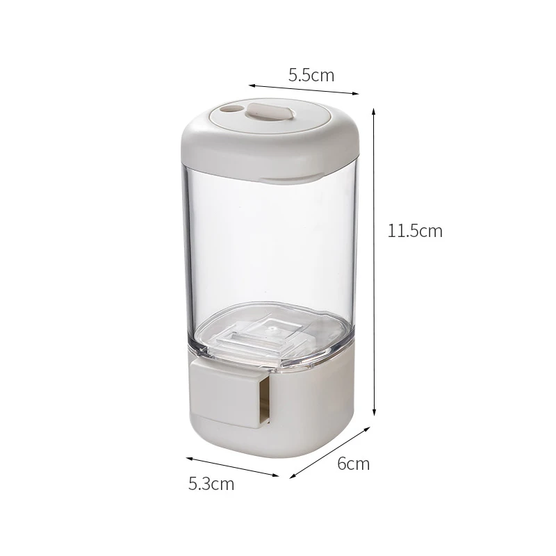 Kitchen Salt Control Bottle Press Type Quantitative Salt Shaker 17 Kitchen Salt Control Bottle Press Type Quantitative Salt Shaker