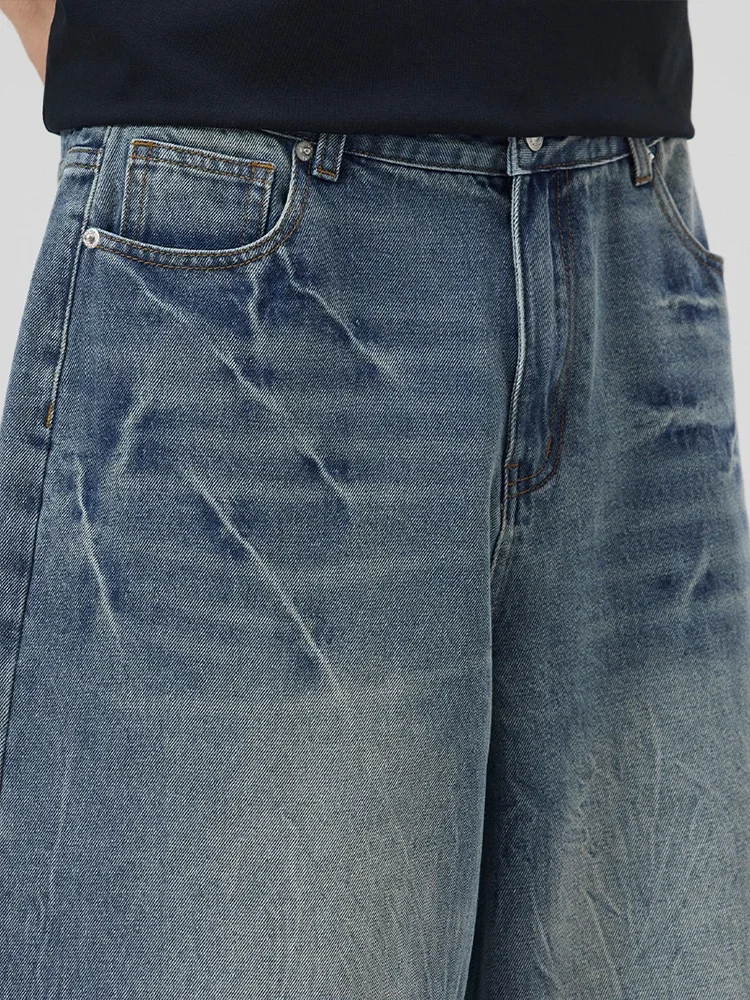 جديد الصيف المتضخم السراويل واسعة الرجال البرق متص...