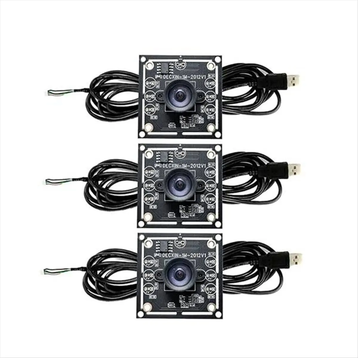 Y31A-3PCS 100도 카메라 모듈 1MP OV9732 1280x720 USB 프리 드라이버 수동 초점, WinXP/7/8/10용 3미터 케이블 포함
