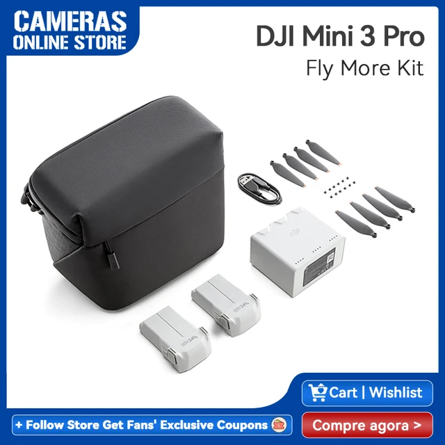 Dji Mini 3 Pro Fly More Kit Original Two Intelligent Flight Batteries  Two-way Charging Hub Dji Mini 3 Pro Accessories In Stock - Drone Bags -  AliExpress