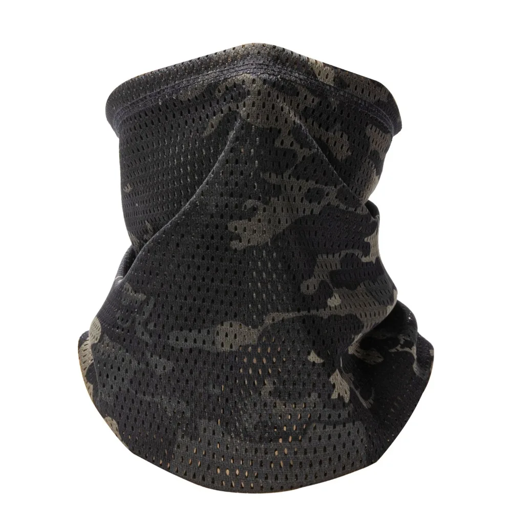 Großes Netzgewebe-Gesichtstuch, atmungsaktives Schlauchbandana, feuchtigkeitsableitendes, dehnbares Stoff-Halstuch für Outdoor-Sportarten – Detail 10