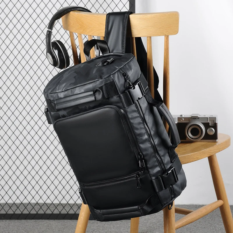 Large Capacity Waterproof Backpack Multicuntional 15.6 Inch Laptop Rucksack Men's Travel Luggage Shoulder Bag Mochila XA353C 2