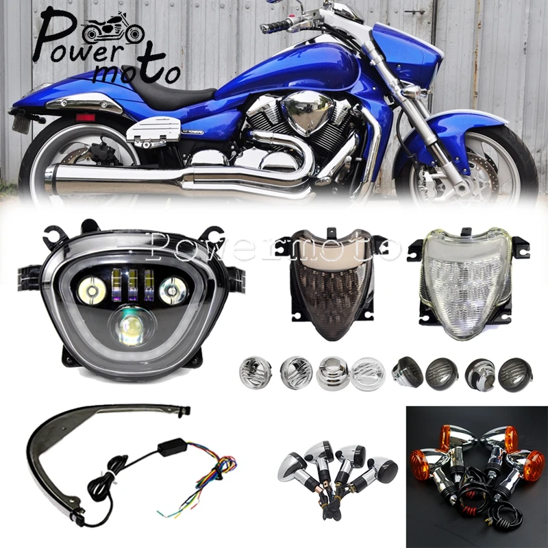For Suzuki Boulevard M109R Motorcycle LED Headlight Turn