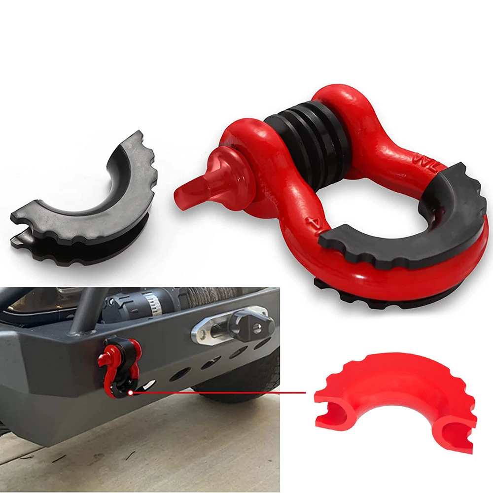 1 Pcs 8T Off-road Trailer Hitch RV Trailer U-hook Trailer Hitch Front And Rear Pull Rod Towing Hook Transportation Rescue Tool