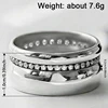 Huitan – bagues de promesse couleur argent pour femmes, accessoires de mariage, bijoux minimalistes à la mode pour femmes, bijoux de fête quotidiens, livraison directe