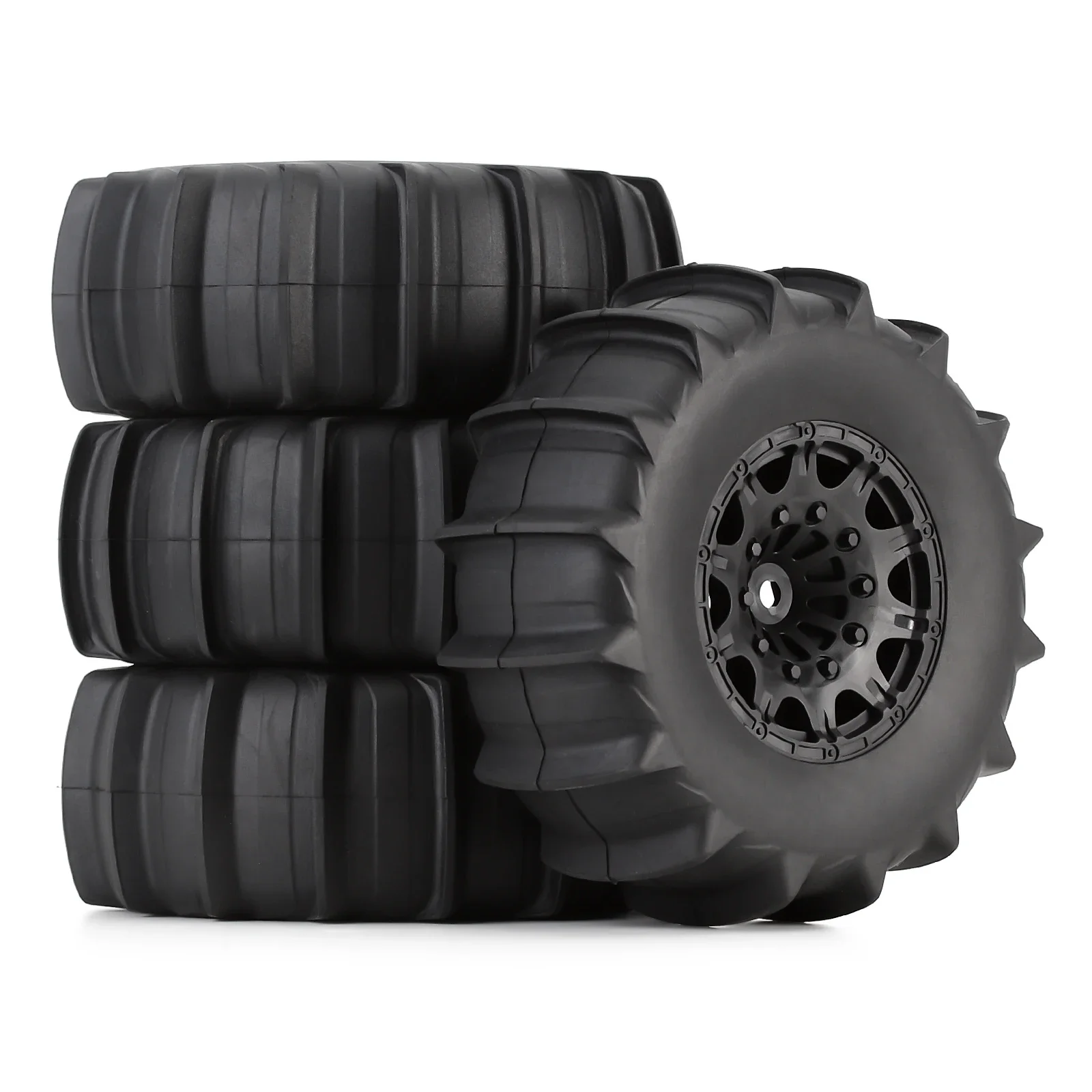 

4PCS 115*45mm Sling Shot Sand Snow 2.2" 3.0" Wheel Tires for 1/10 RC Car Short Course Truck Slash Losi 22S DR10 HPI