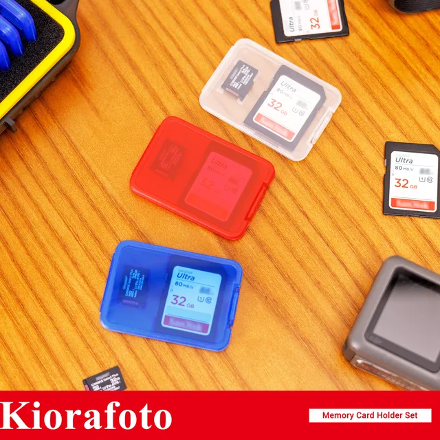 Custodia Per Schede SD E Micro SD - 23 Slot + 2 Slot TF, Grigio Scuro, Portatile E Sicura