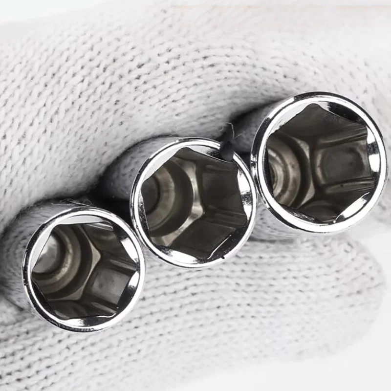 50mm Long 1/4 Inch Drive 6 Point Socket 4mm 5mm 6mm 7mm 8mm 9mm 10mm 11mm 12mm 13mm 14mm 5