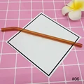 Amber Curved Straw