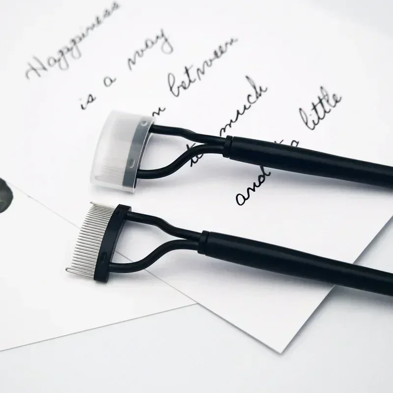 Brush Comb Lash Stainless Steel Eyelash Portable Eyelash Mascara Curl Eye Combing Tools Eyelash Curler Makeup Lash Separator