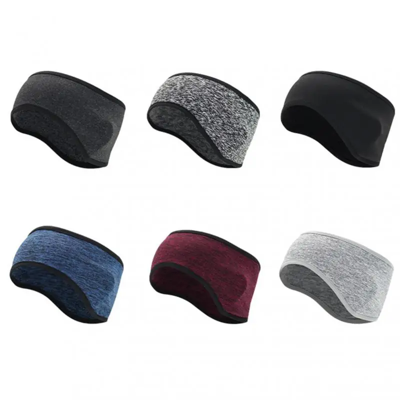 1~5PCS Fleece Headband Windproof 6 Colors Running Headscarf For Winter Head Wrap Winter Accessories In-demand Winter Sports