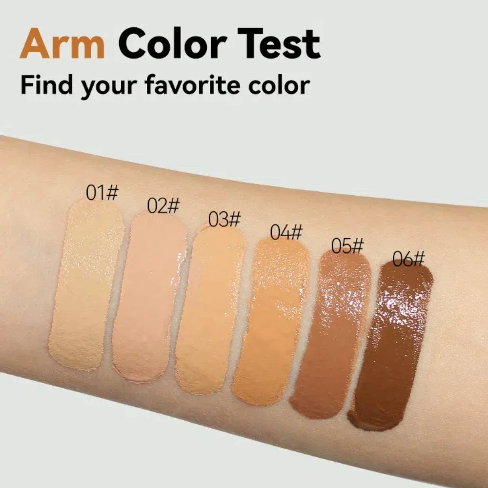 Matte Liquid Foundation Oil Control Concealer BB Cream Waterproof Lasting Full Coverage Natural Face Base Professional Makeup 5