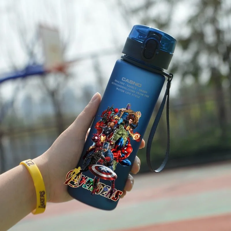 Spiderman Hulk Anime Water Bottle